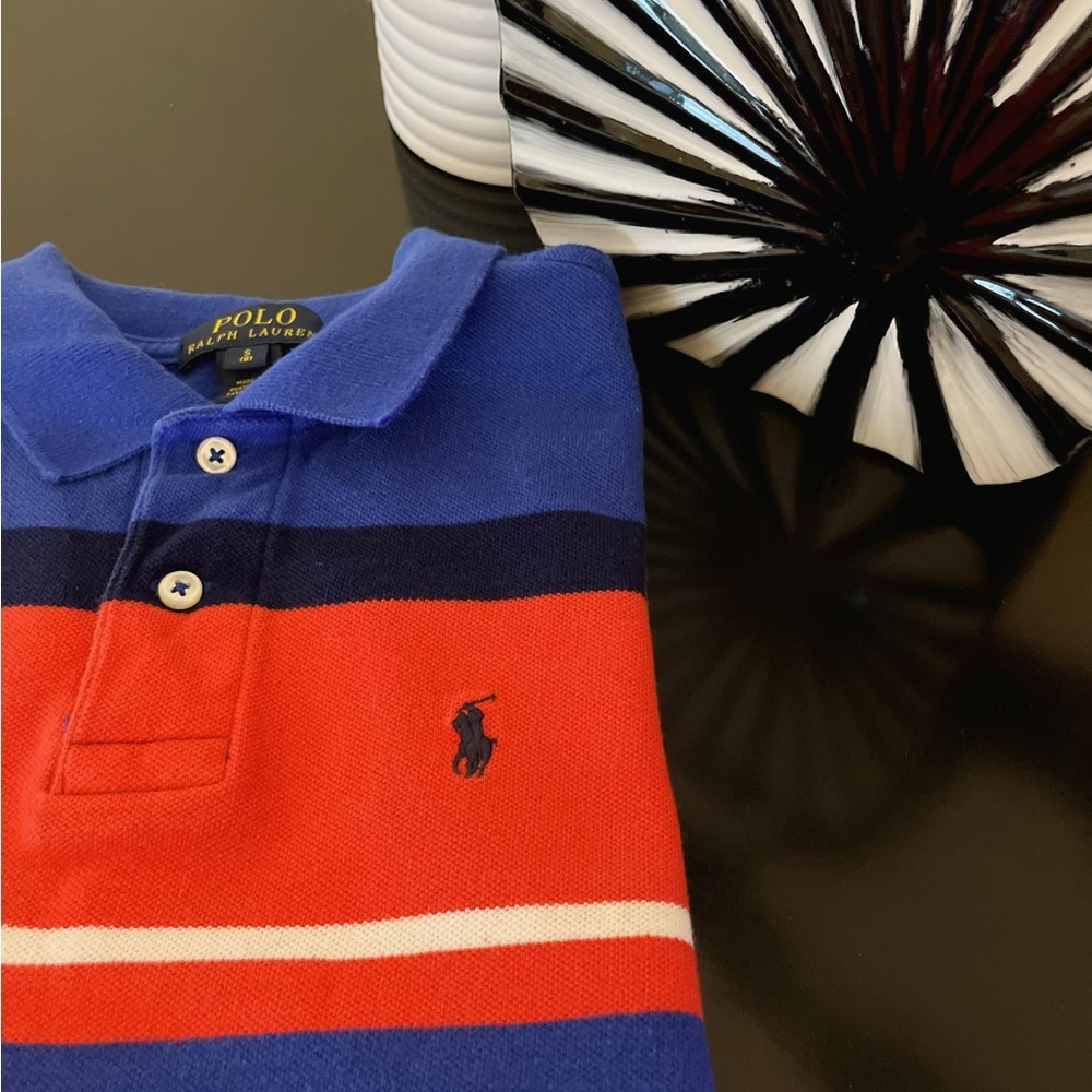 Boys Polo Ralph Lauren Striped Multi-Color Polo